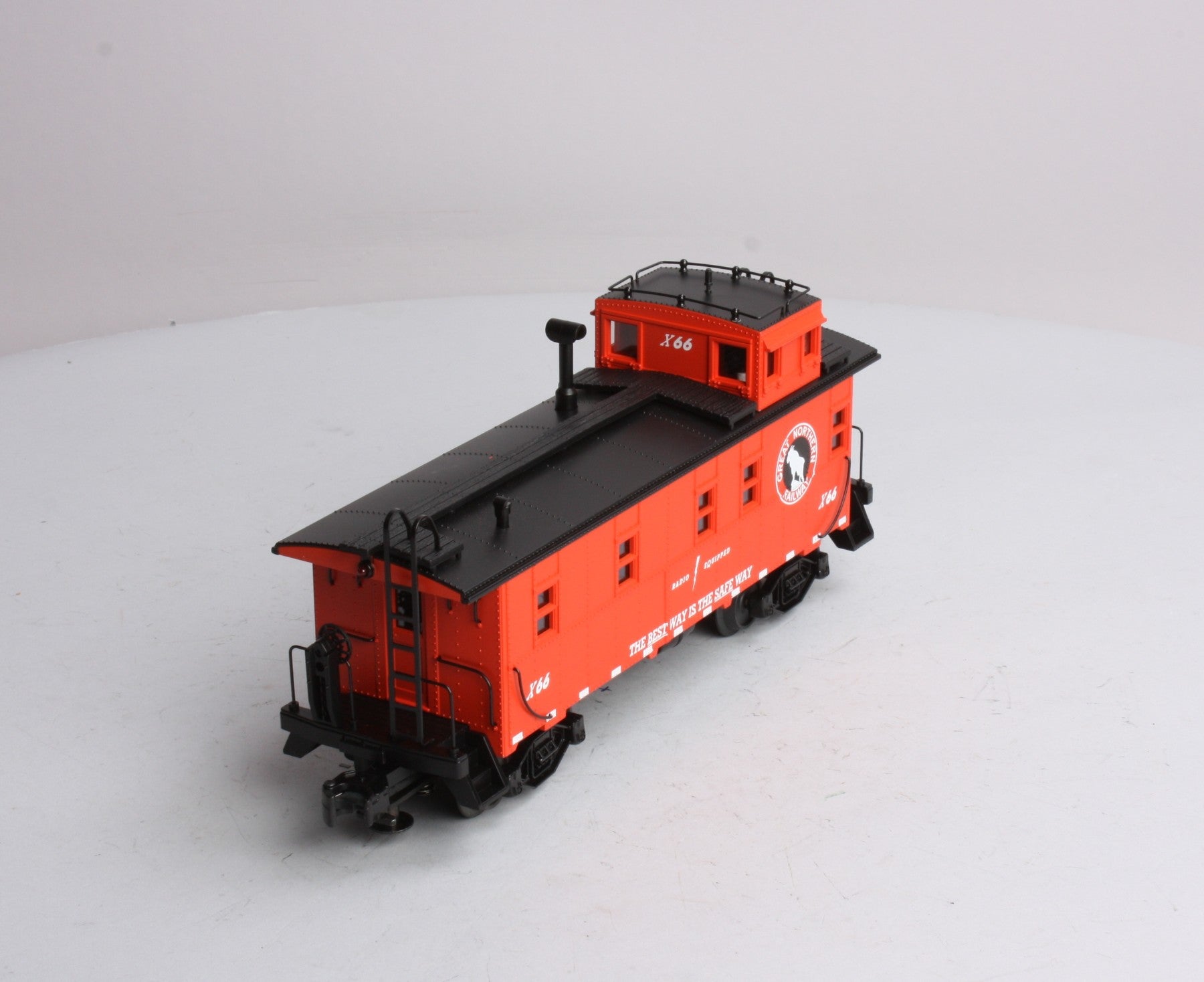 MTH 20-90006F O Gauge Great Northern Steel Caboose #X66 LN/Box