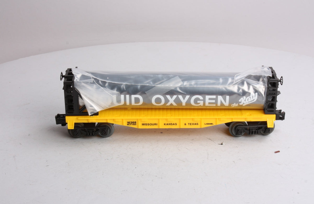 Lionel 6-16368 O Gauge Katy Liquefied Oxygen Flatcar #16368 LN/Box