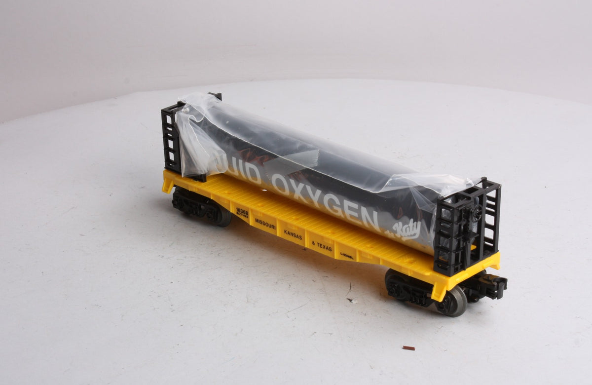 Lionel 6-16368 O Gauge Katy Liquefied Oxygen Flatcar #16368 LN/Box