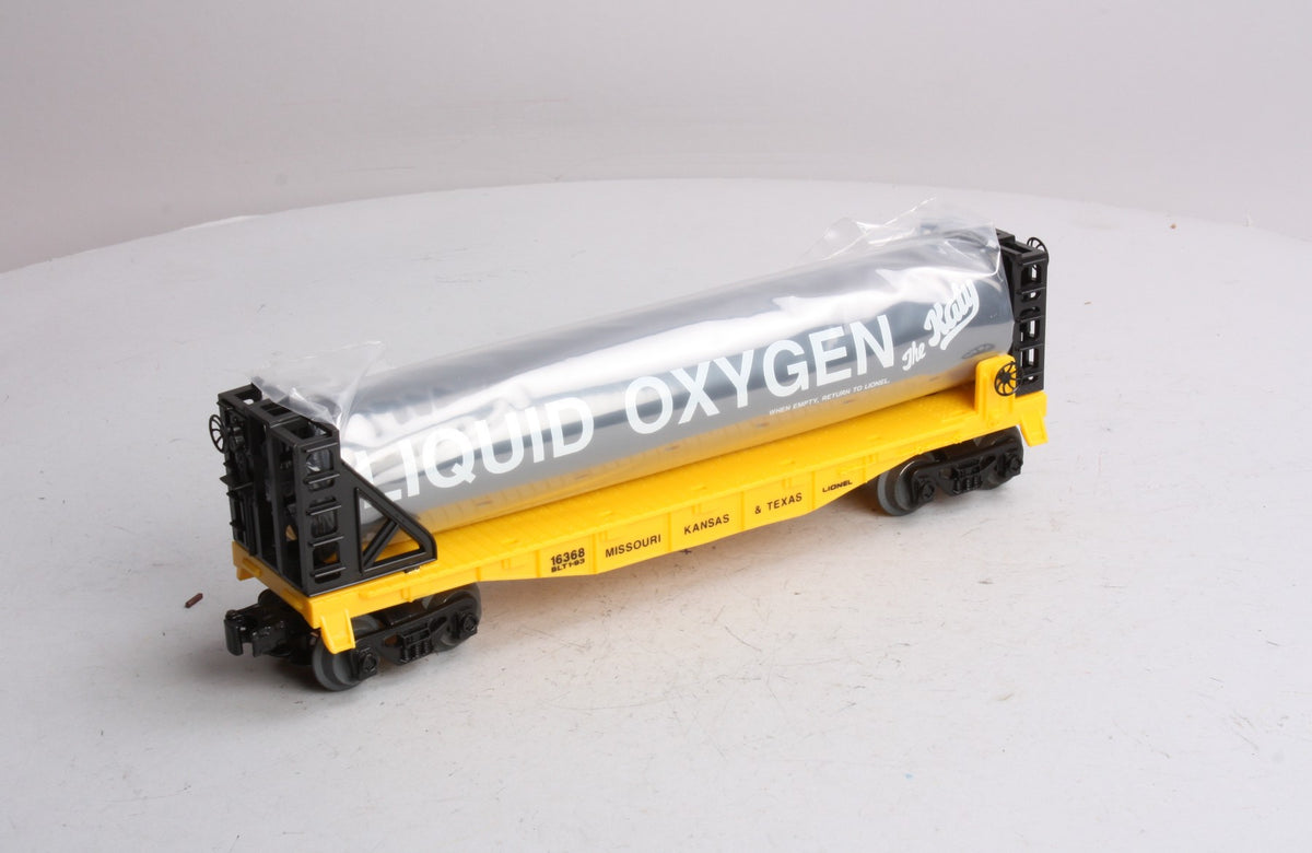 Lionel 6-16368 O Gauge Katy Liquefied Oxygen Flatcar #16368 LN/Box