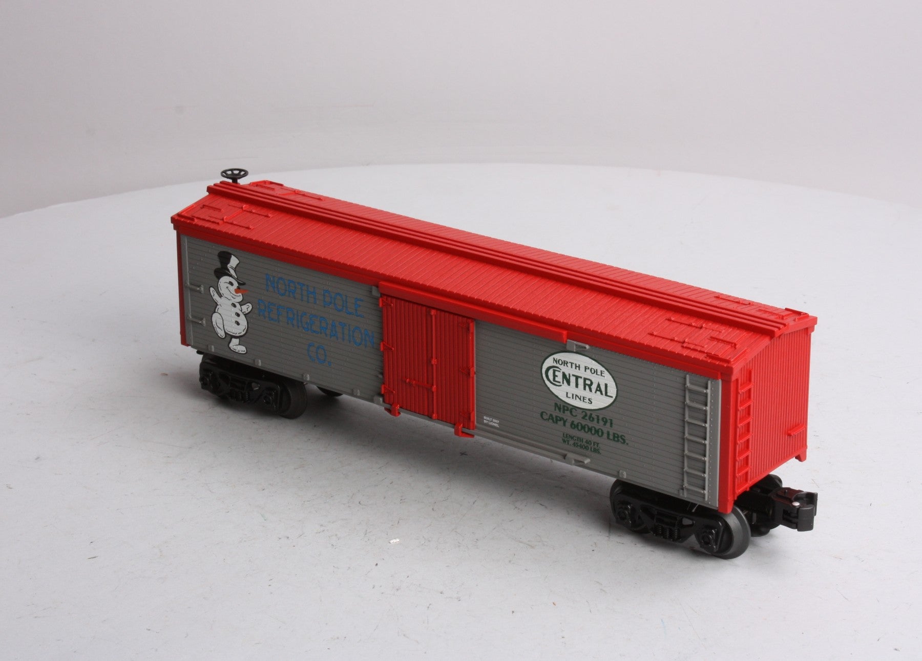 Lionel 6-26191 O Gauge North Pole Central Reefer Car LN/Box