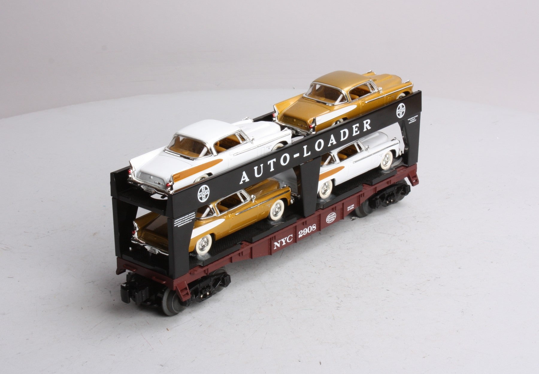 Lionel 6-52474 LOTS 2008 New York Central Evans Auto Loader W/ 4 Autos LN/Box