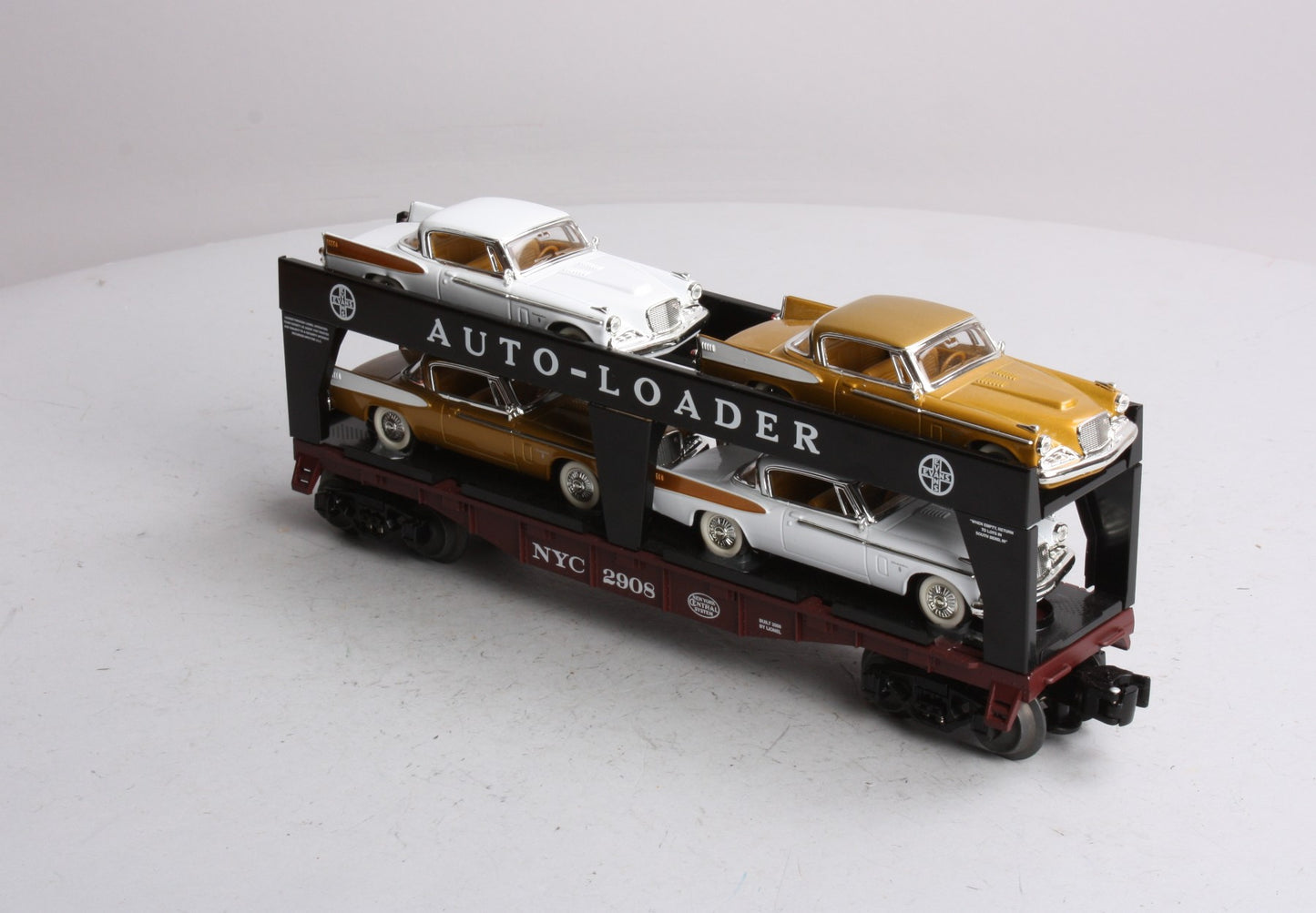 Lionel 6-52474 LOTS 2008 New York Central Evans Auto Loader W/ 4 Autos LN/Box