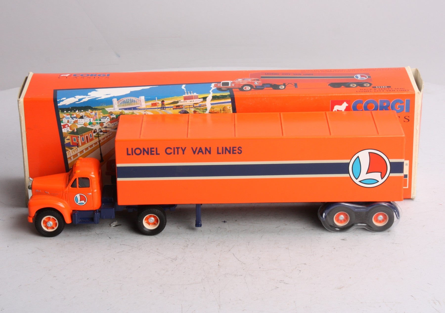 Corgi 52302 1:50 Lionel City Van Lines Mack B Series Semi Truck NIB
