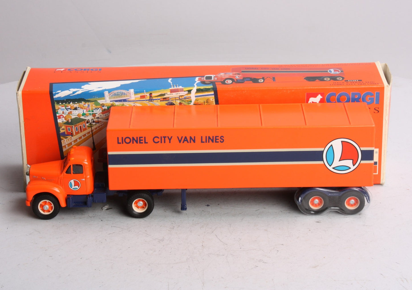 Corgi 52302 1:50 Lionel City Van Lines Mack B Series Semi Truck LN/Box