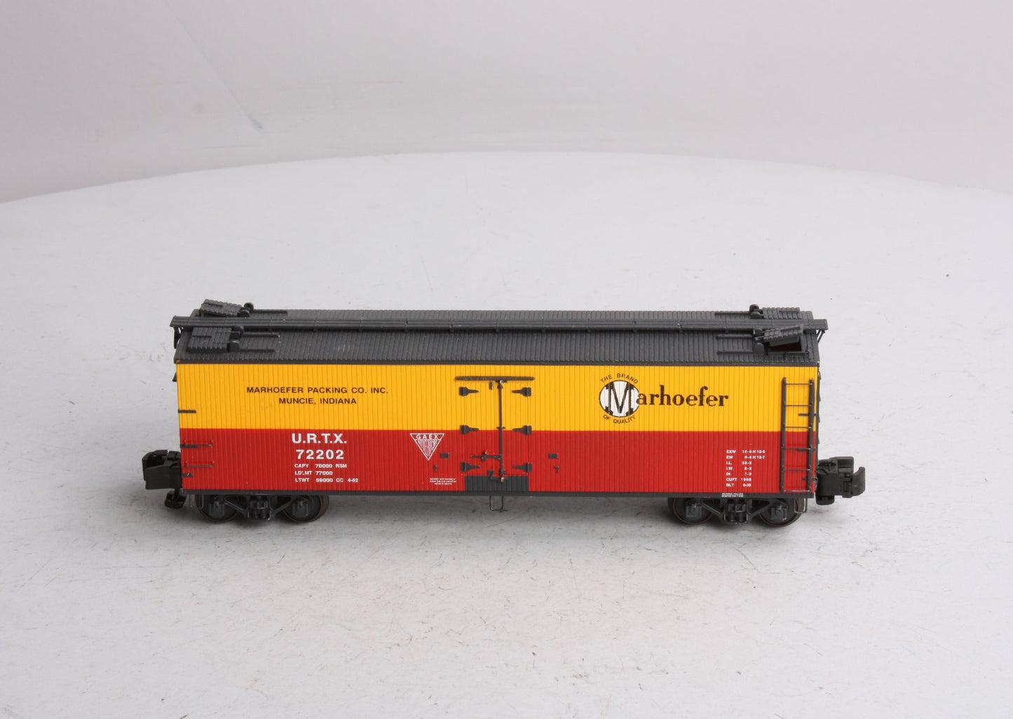S-Helper 01803 S Gauge Marhoefer Reefer Car #72202 LN/Box