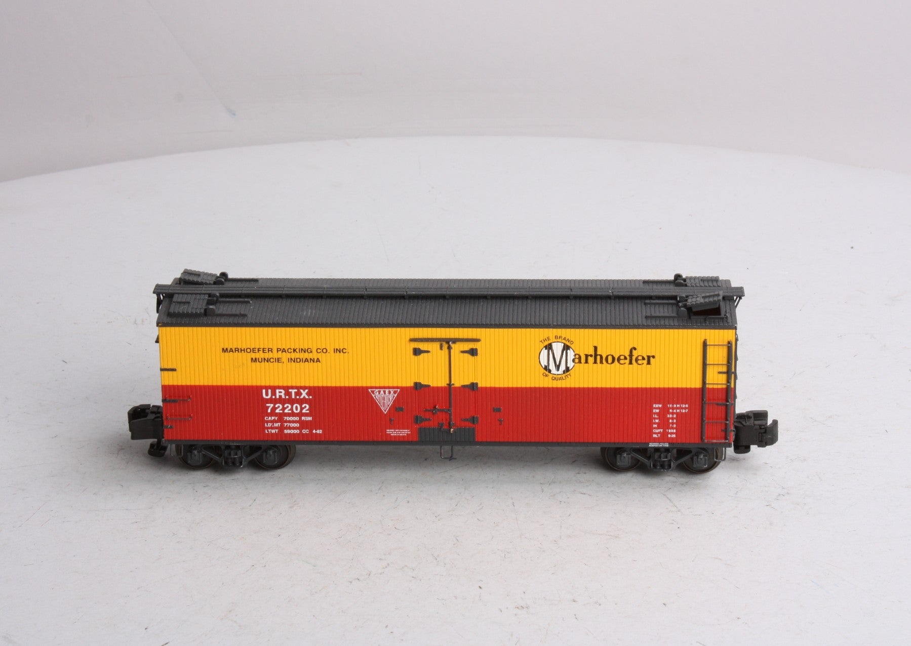 S-Helper 01803 S Gauge Marhoefer Reefer Car #72202 LN/Box
