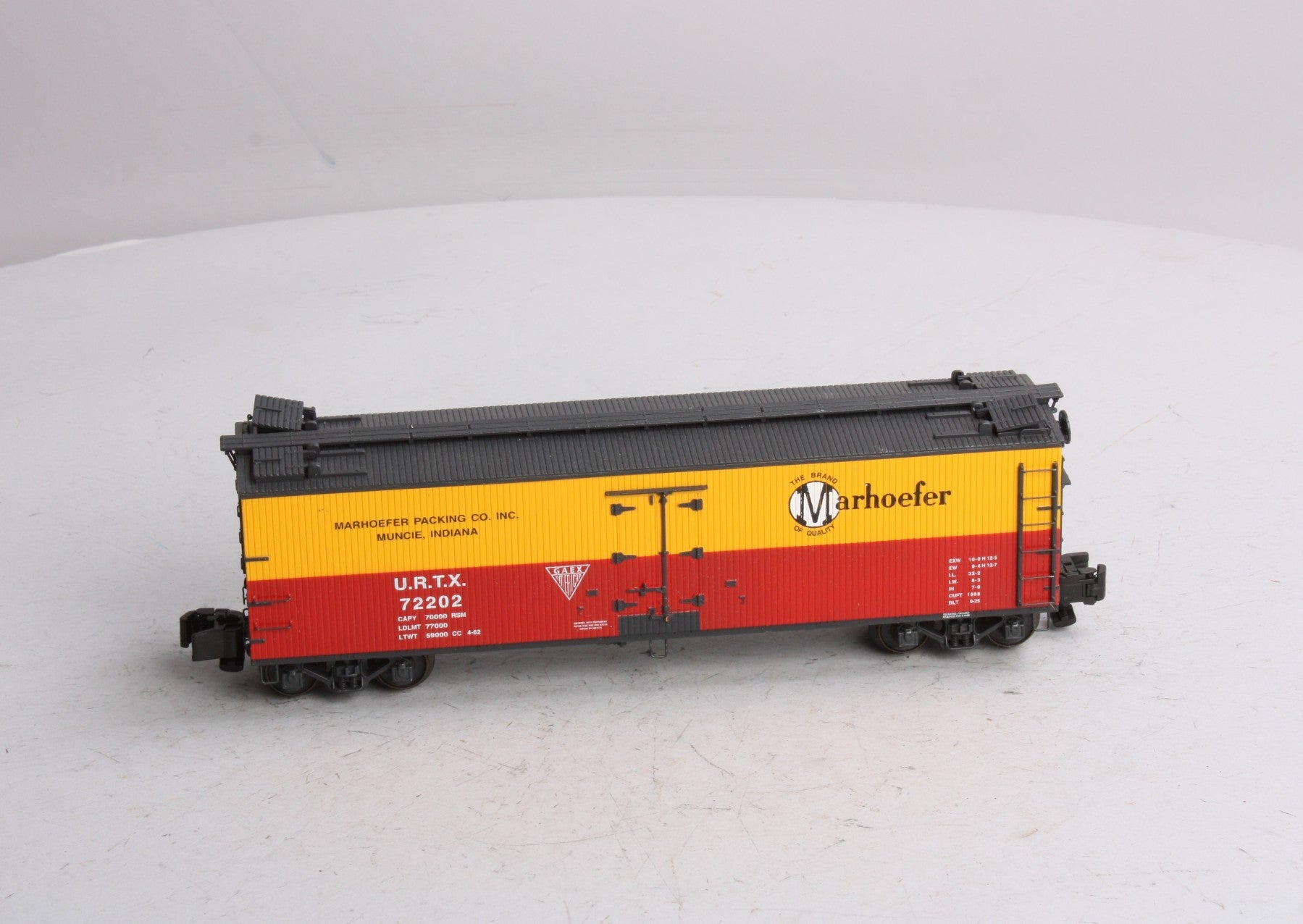 S-Helper 01803 S Gauge Marhoefer Reefer Car #72202 LN/Box
