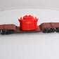 Lionel 6-9233 O Gauge 4 Truck Depressed Center Flatcar with Transformer EX/Box