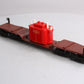 Lionel 6-9233 O Gauge 4 Truck Depressed Center Flatcar with Transformer EX/Box