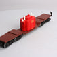 Lionel 6-9233 O Gauge 4 Truck Depressed Center Flatcar with Transformer EX/Box