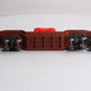 Lionel 6-9233 O Gauge 4 Truck Depressed Center Flatcar with Transformer EX/Box