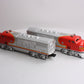 Lionel 6-38312 O Gauge Santa Fe F-3 AA Twin Diesel Locomotive Set #2343 LN/Box
