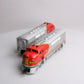 Lionel 6-38312 O Gauge Santa Fe F-3 AA Twin Diesel Locomotive Set #2343 LN
