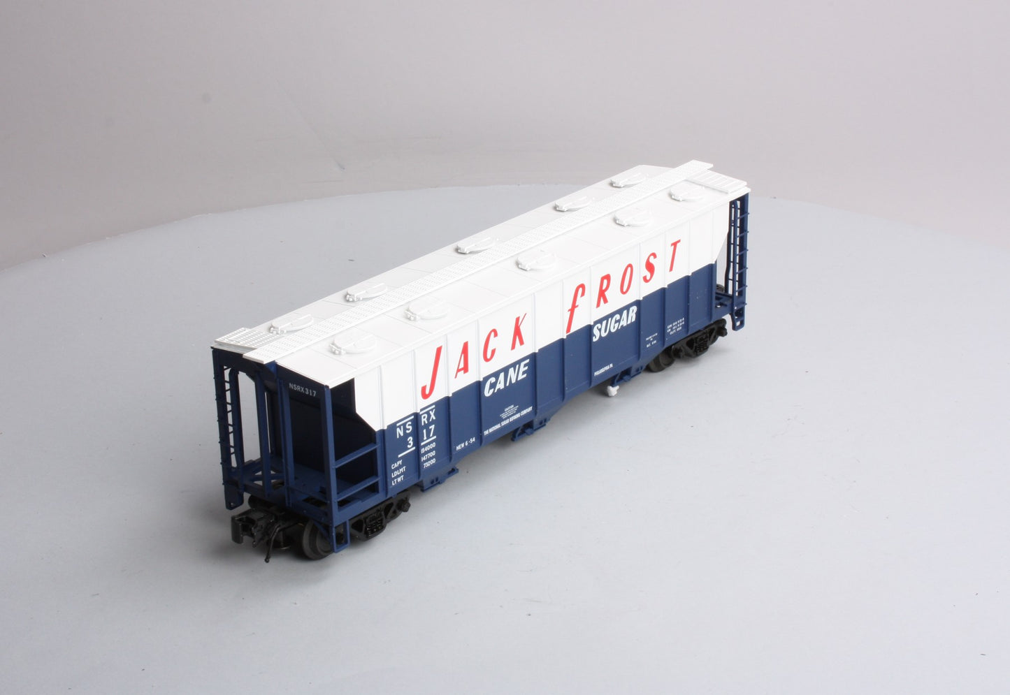 Atlas 832-1 "O" Gauge 3-Rail Jack Frost 3-Bay PS-2 Hopper LN/Box