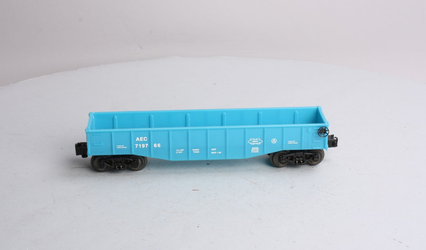 Lionel 6-26758 O Gauge AEC Nuclear Reacto Gondola LN/Box