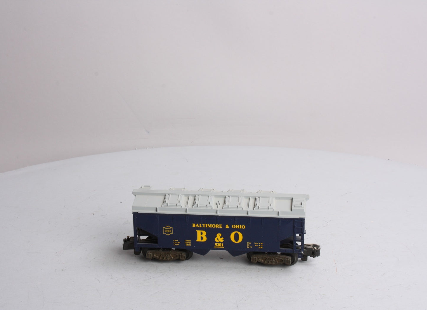 American Flyer 4-9201 S Gauge Baltimore & Ohio Covered Hopper #9201 EX/Box