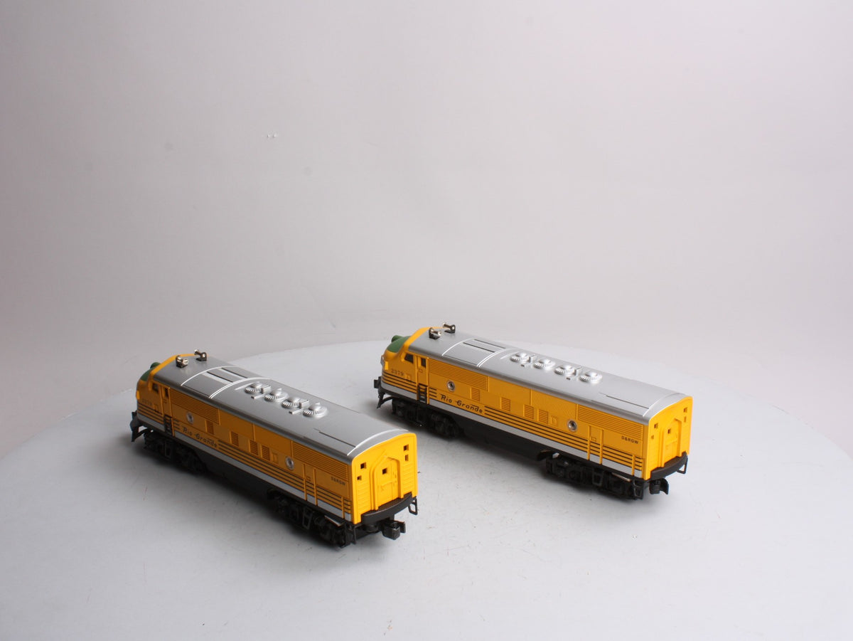 Williams 20187 "O" Rio Grande F-3 A-A Powered & Dummy Locomotive Set NIB
