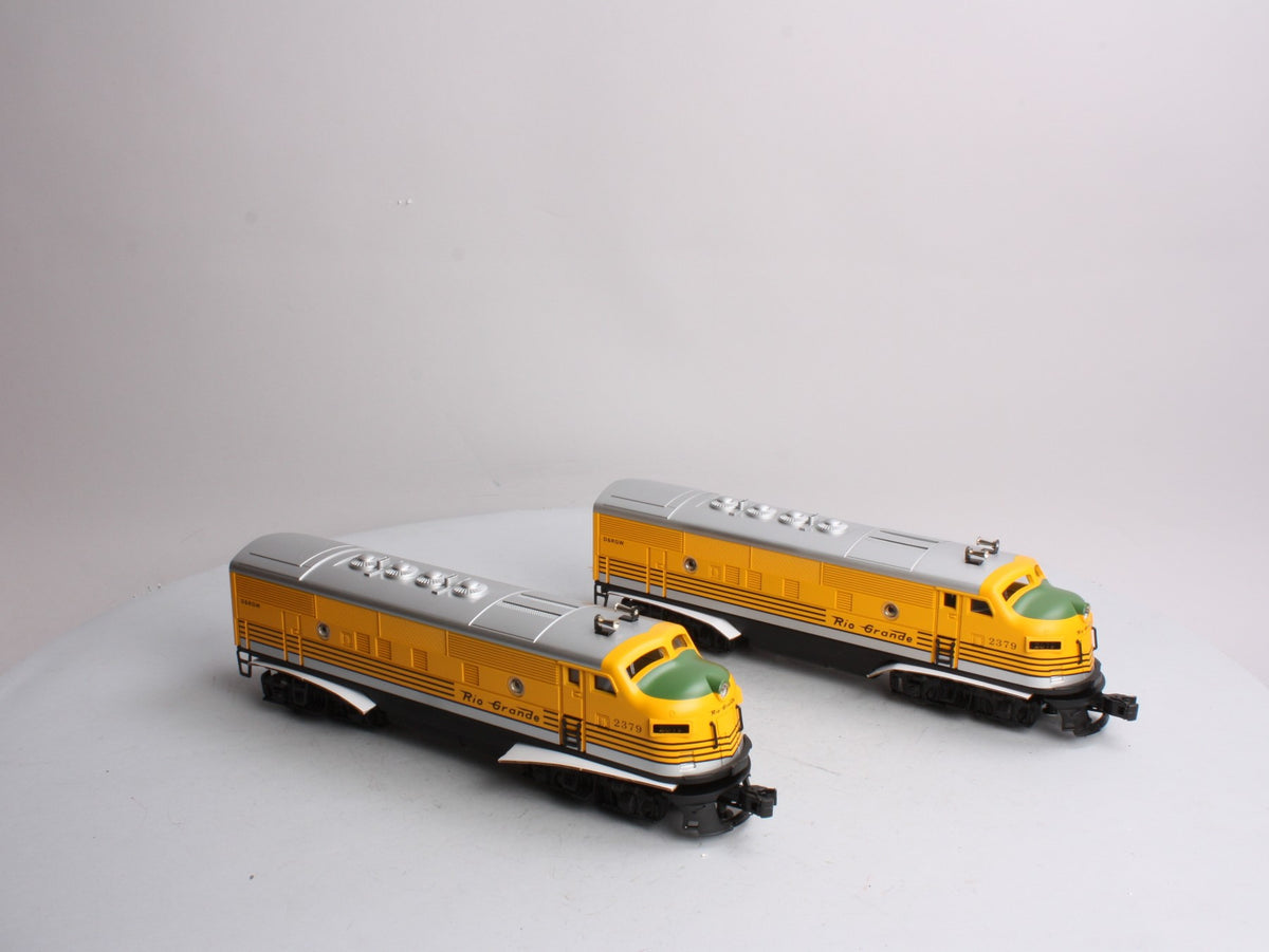 Williams 20187 "O" Rio Grande F-3 A-A Powered & Dummy Locomotive Set NIB