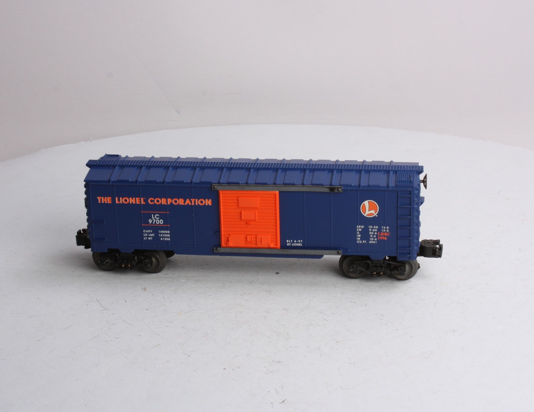 Lionel 6-29200 O Gauge Lionel Railroad Club Boxcar #9700 LN/Box