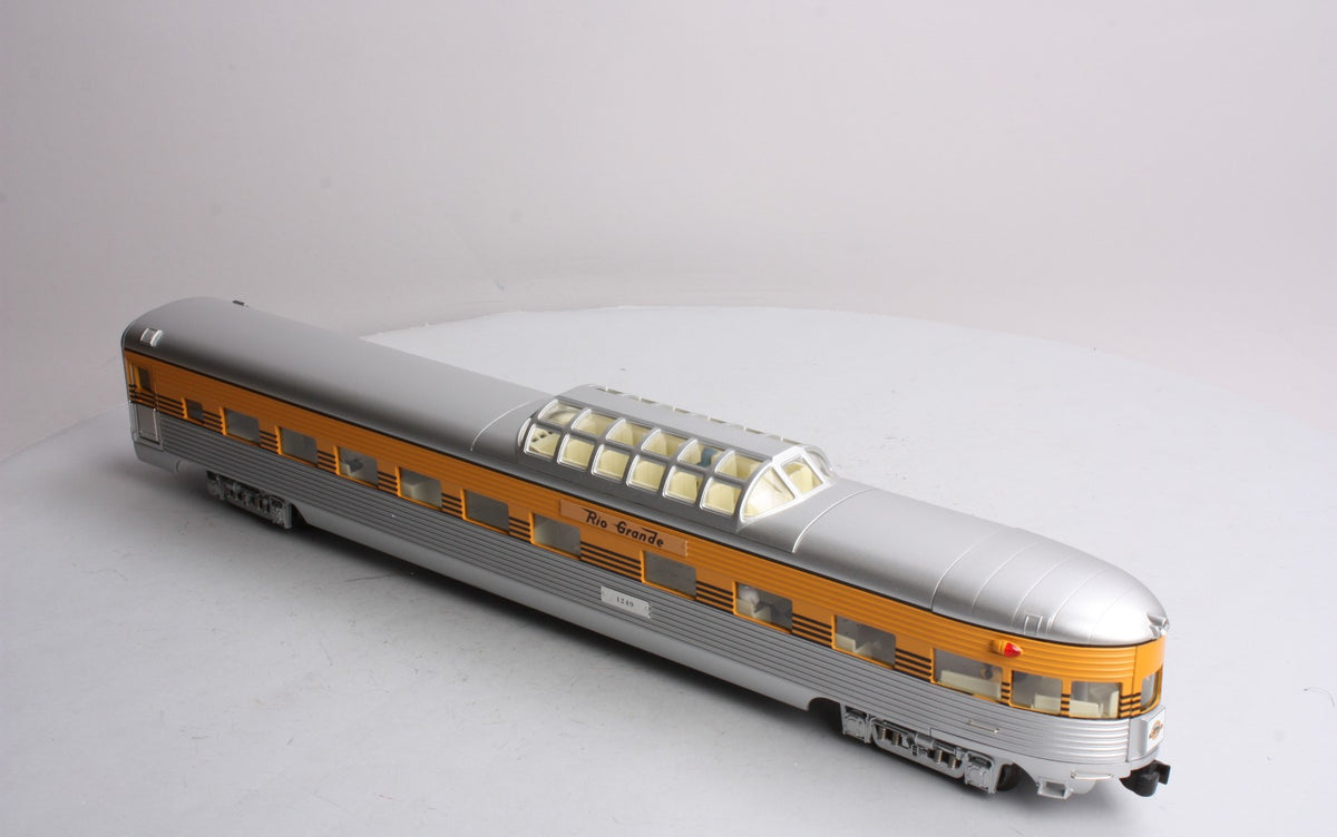 K-Line K4621-41249 O Rio Grande 21" Aluminum Observation Car #1249 LN/Box