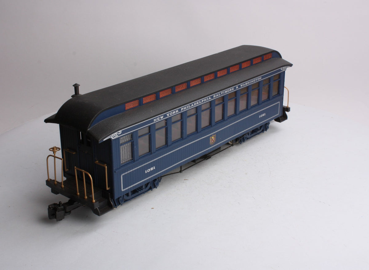 Bachmann 97243 G Baltimore & Ohio Passenger Car #1051 W/ Metal Wheels LN