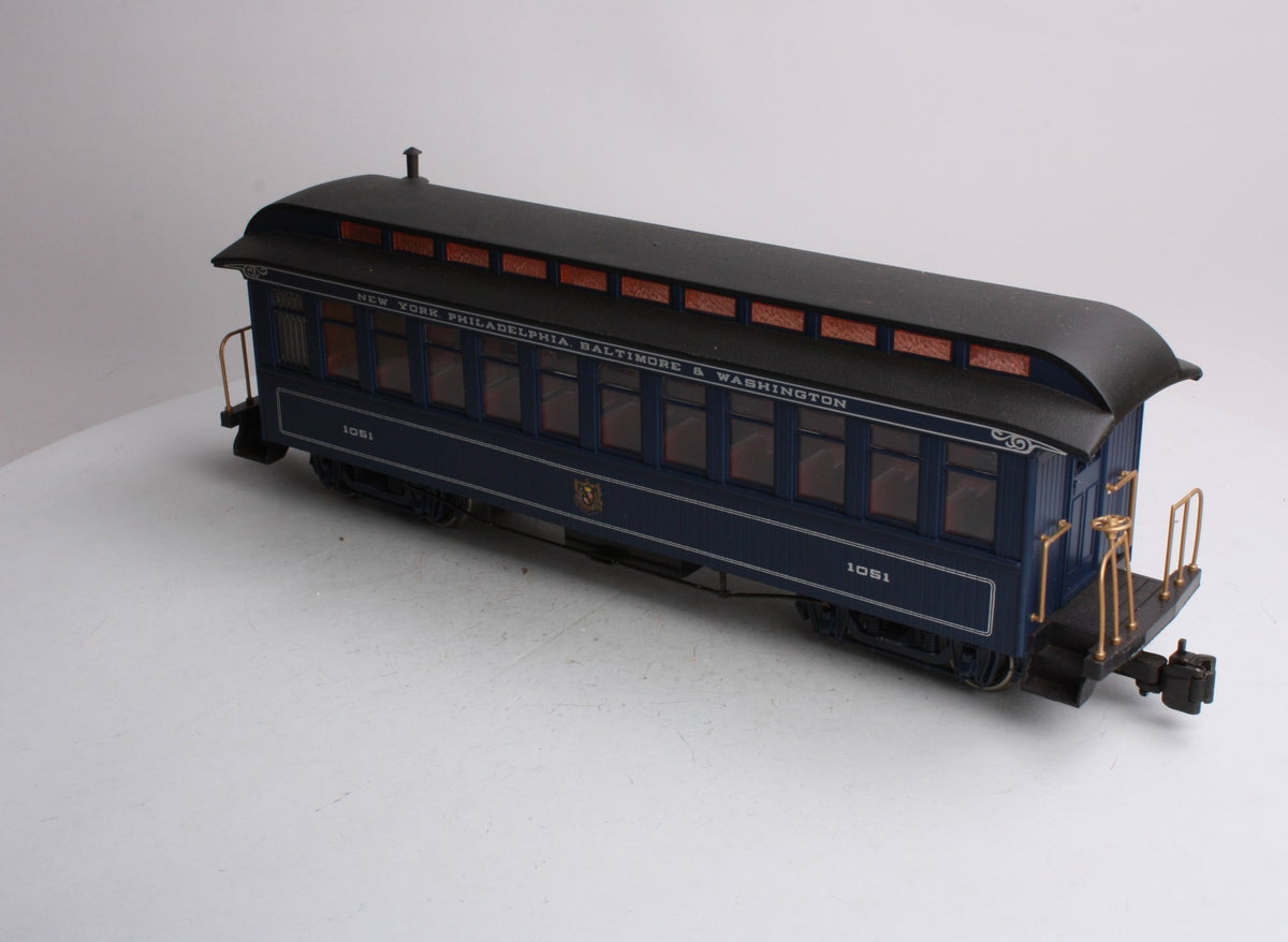 Bachmann 97243 G Baltimore & Ohio Passenger Car #1051 W/ Metal Wheels LN