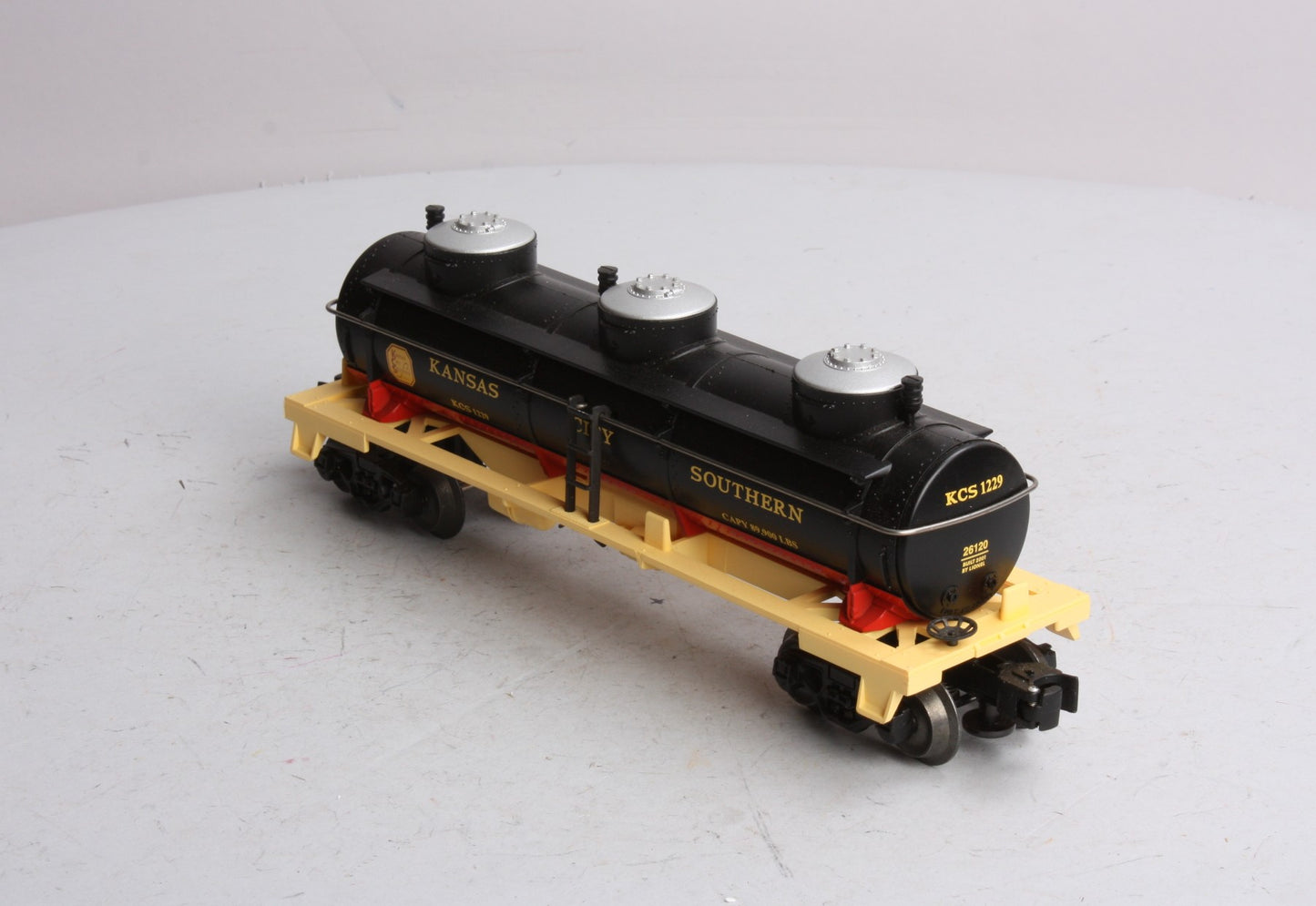 Lionel 6-26120 O Kansas City Southern 3-Dome Tank Car #1229 NIB
