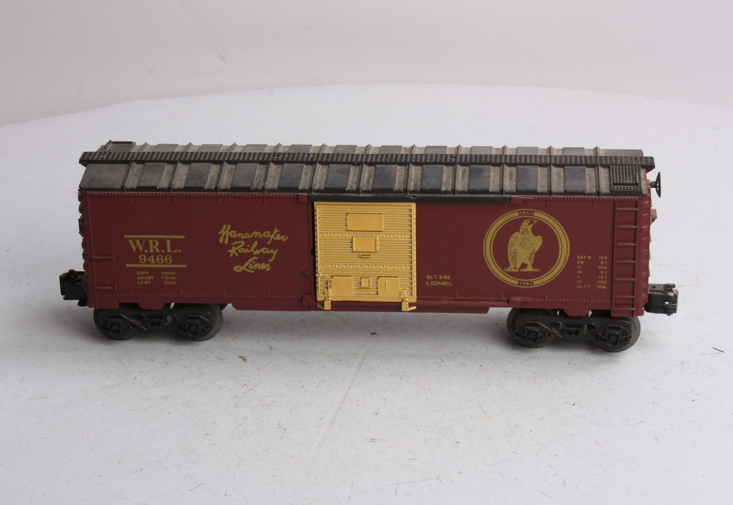 Lionel 6-9466 O Gauge Wanamaker Railway Lines Boxcar LN/Box