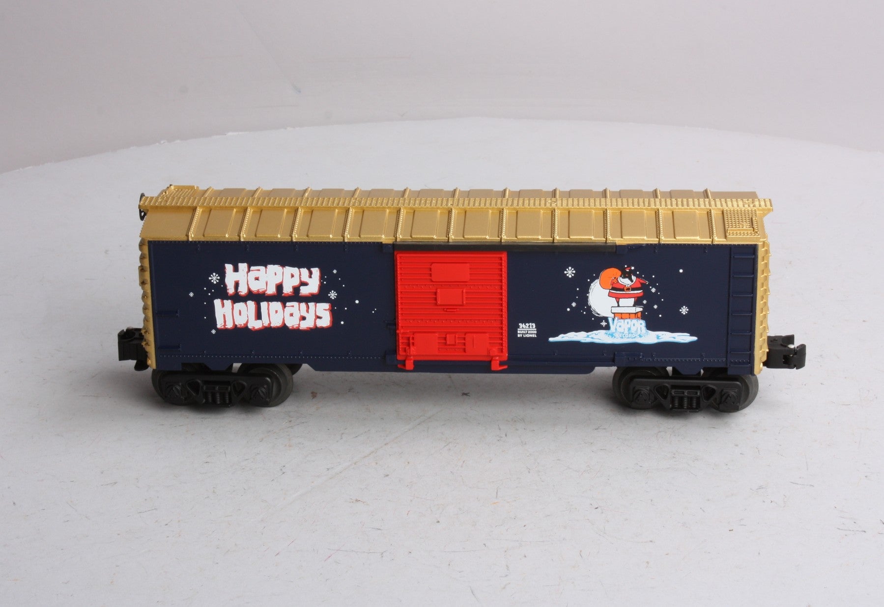 Lionel 6-36213 O Gauge Vapor Records Christmas Box Car