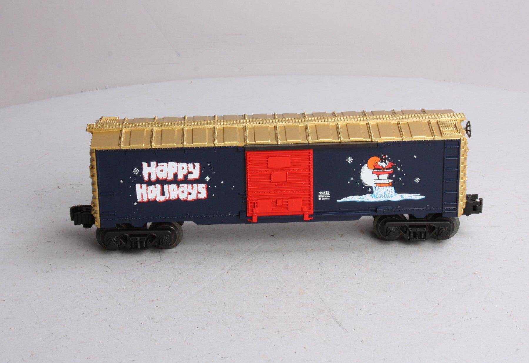 Lionel 6-36213 O Gauge Vapor Records Christmas Box Car