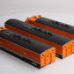 Lionel 6-11737 O Gauge TCA F3 ABA Diesel Locomotive Set (Shells Only) LN