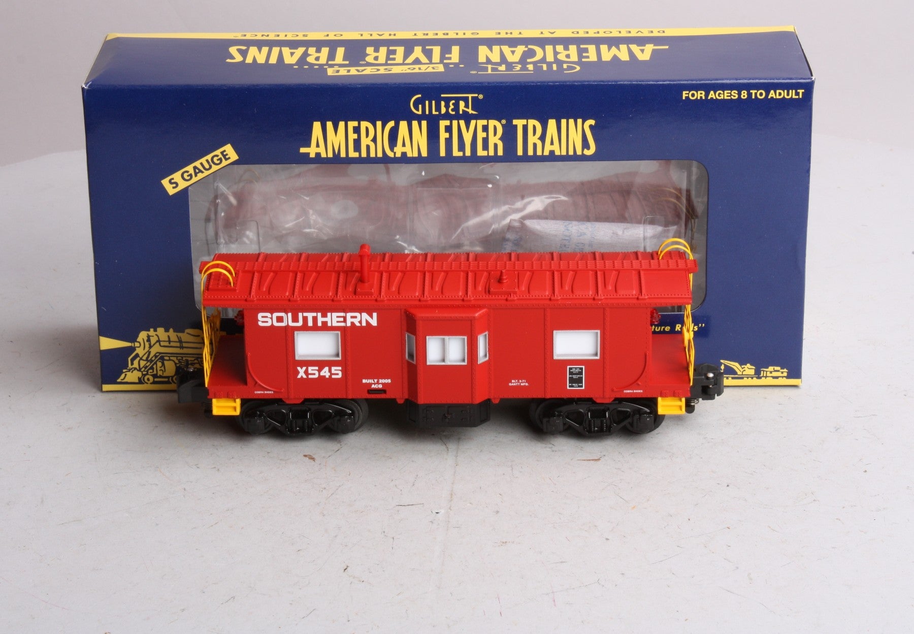 American Flyer 6-48728 S Scale Southern Bay Window Caboose #X545
