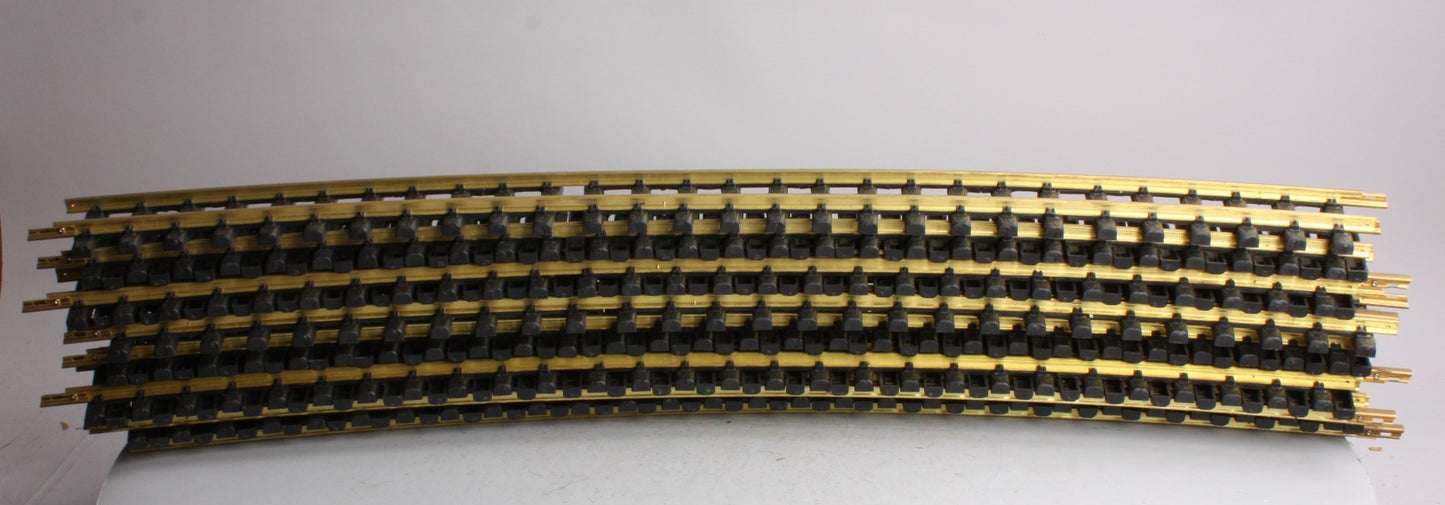 Aristo-Craft 11800 G Euro-Style Brass 10 Ft. Diameter Curved Track Sections (12) LN/Box