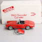 Danbury Mint 1962 1:24 Scale Red 1962 Chevrolet Corvette W/Removable Top Diecast