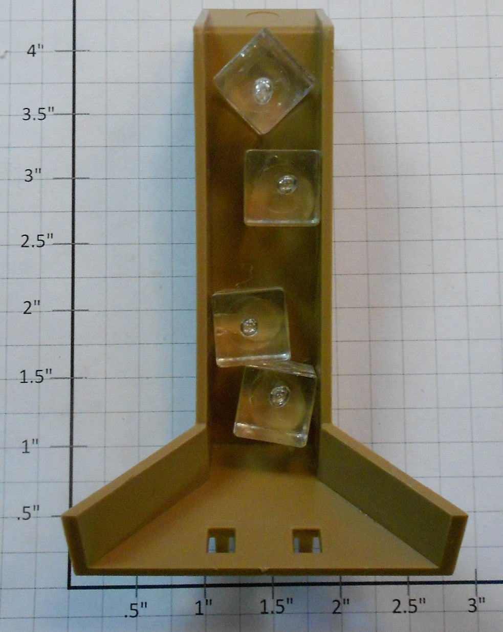Lionel 12847-10 O Gauge Icing Station Brown Stationary Chute with Ice Cubes