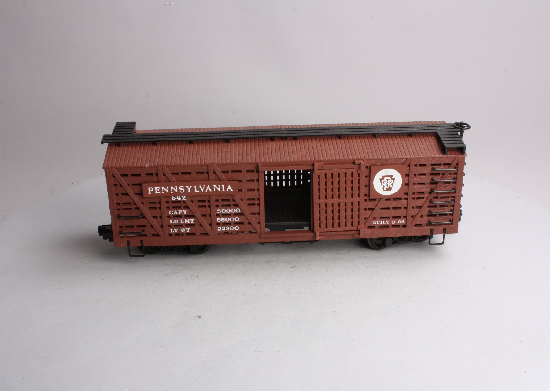 Bachmann 98114 G Scale Pennsylvania Stock Car #642 LN/Box