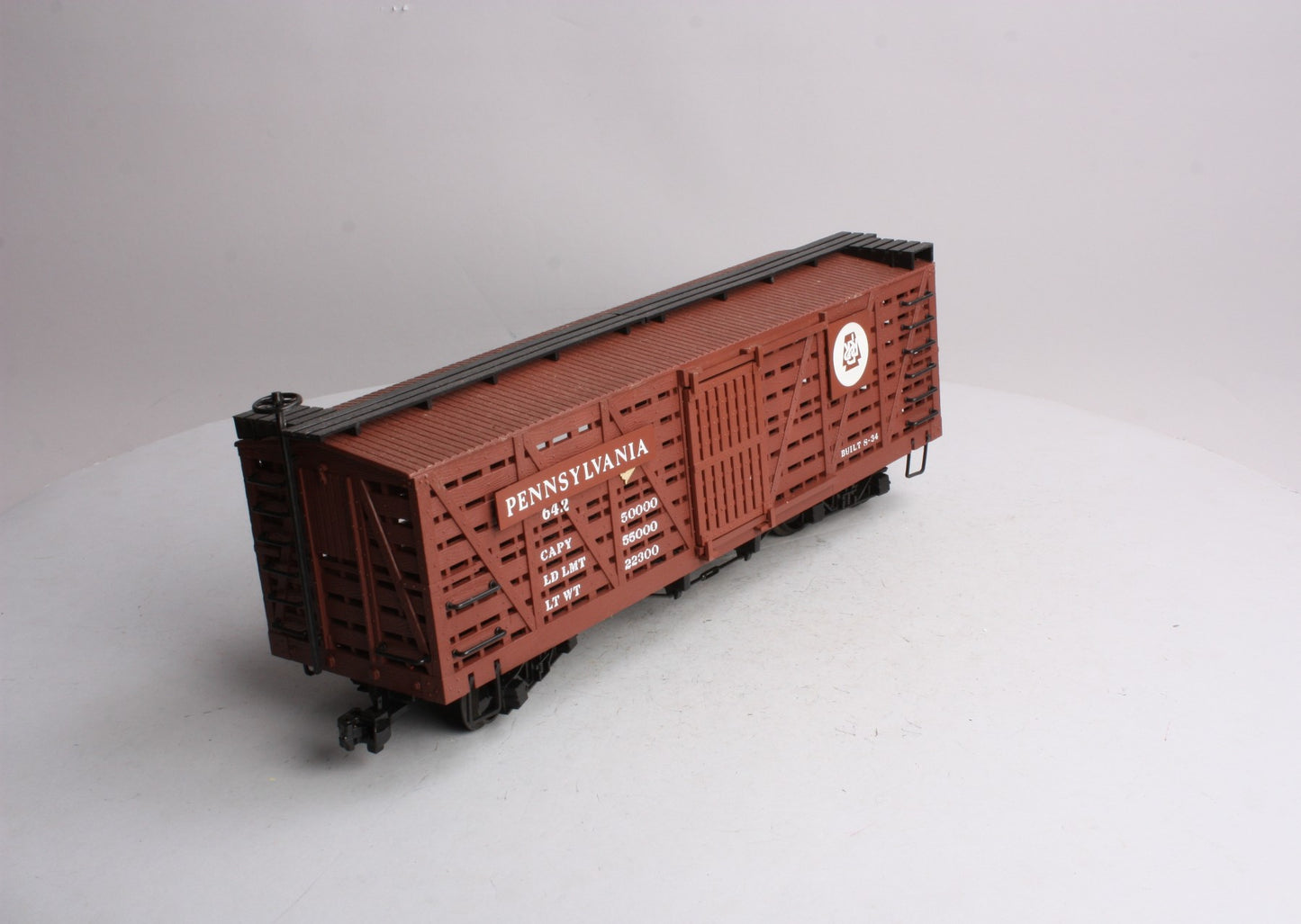 Bachmann 98114 G Scale Pennsylvania Stock Car #642 LN/Box