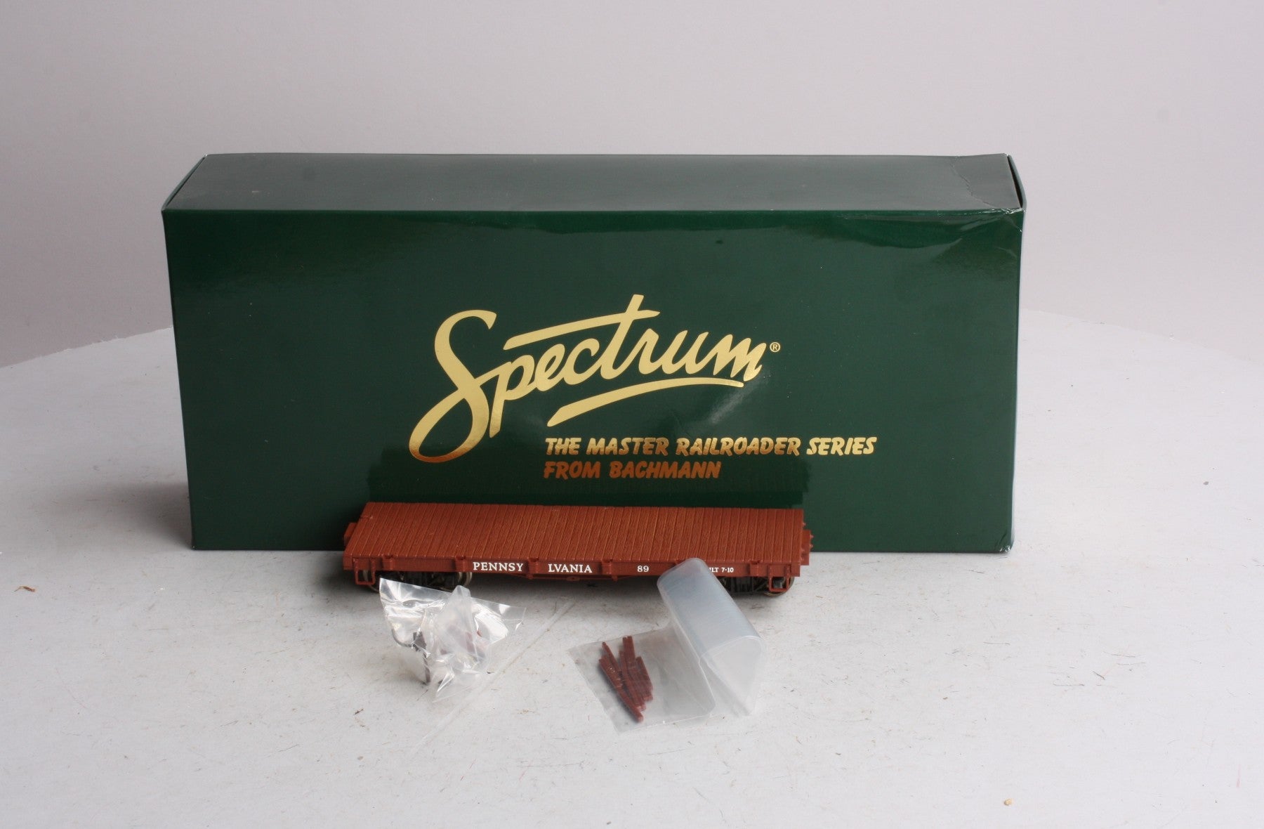 Bachmann 27314 On30 Pennsylvania Wood Flatcar #89 LN/Box