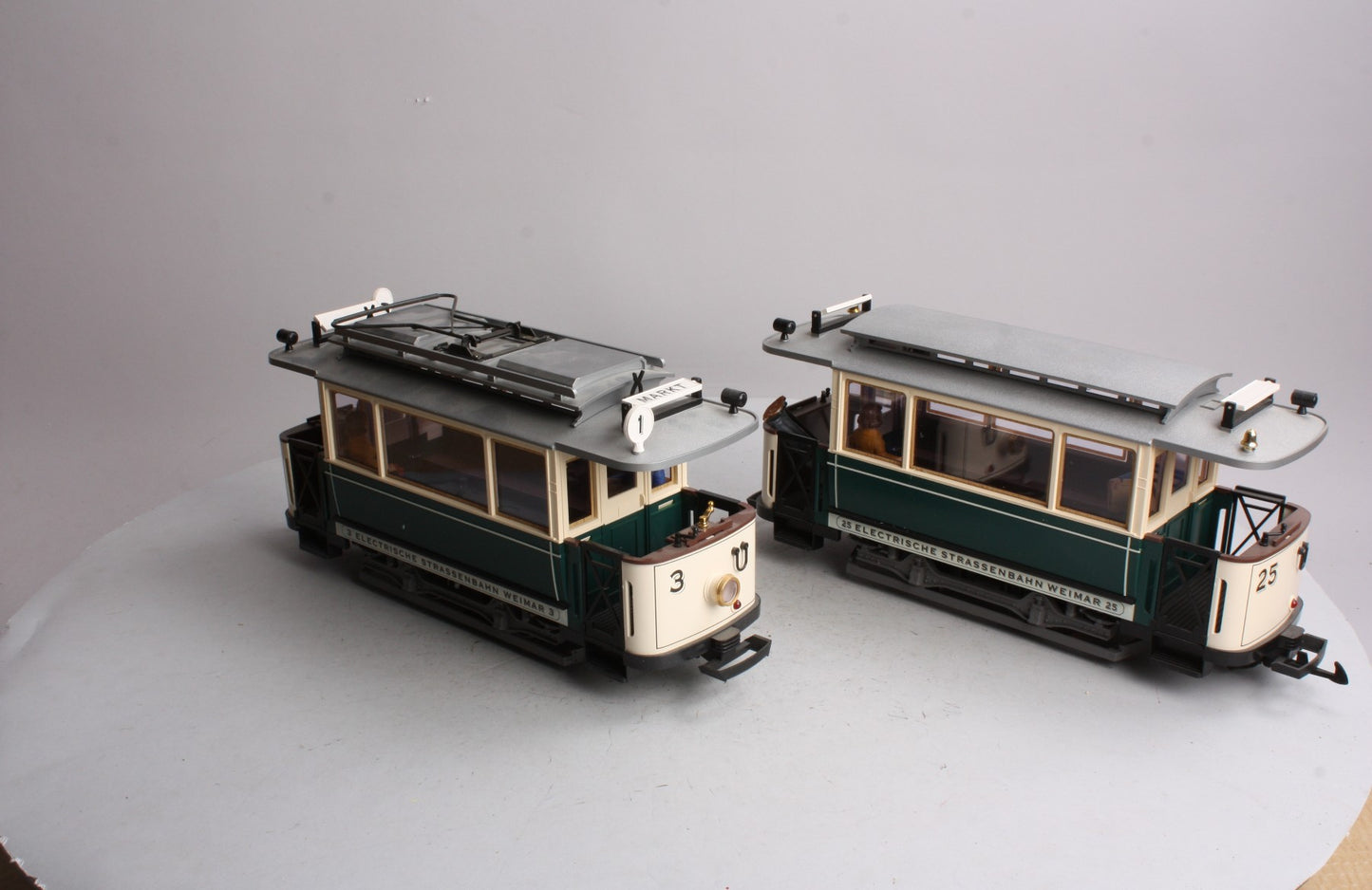 LGB 21355 G Scale Electrische Strassenbahn Weimar Trolley Set LN/Box