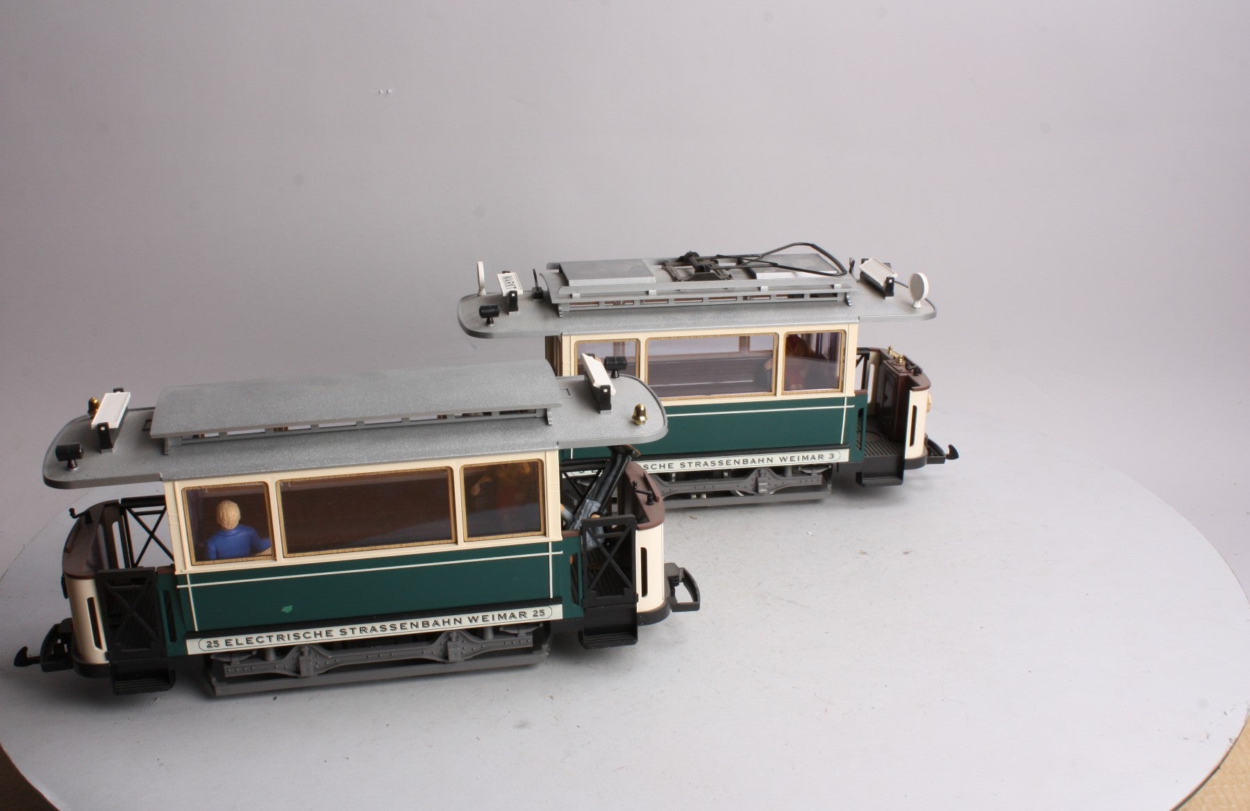 LGB 21355 G Scale Electrische Strassenbahn Weimar Trolley Set LN/Box