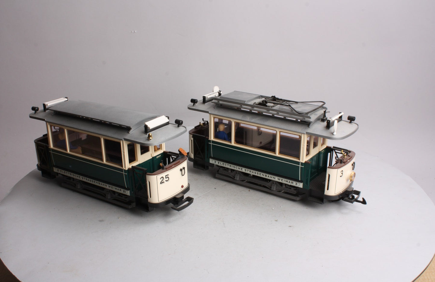 LGB 21355 G Scale Electrische Strassenbahn Weimar Trolley Set LN/Box