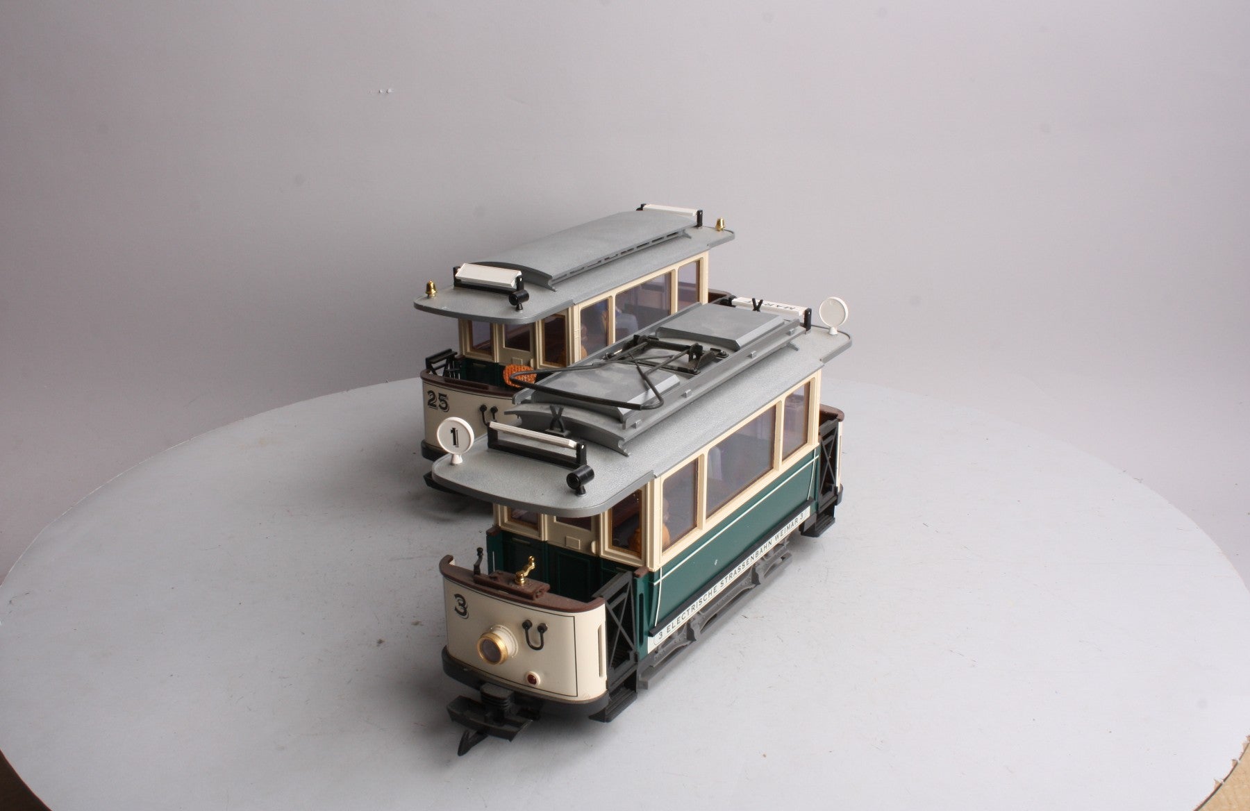 LGB 21355 G Scale Electrische Strassenbahn Weimar Trolley Set LN/Box