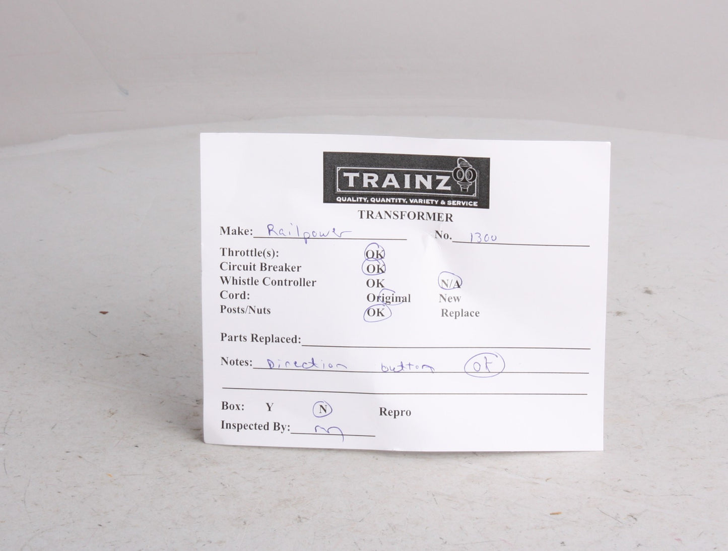 MRC AA300 HO/N Railpower 1300 Model Train Powerpack