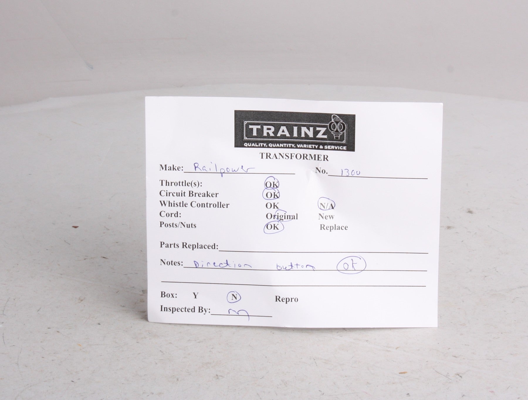 MRC AA300 HO/N Railpower 1300 Model Train Powerpack
