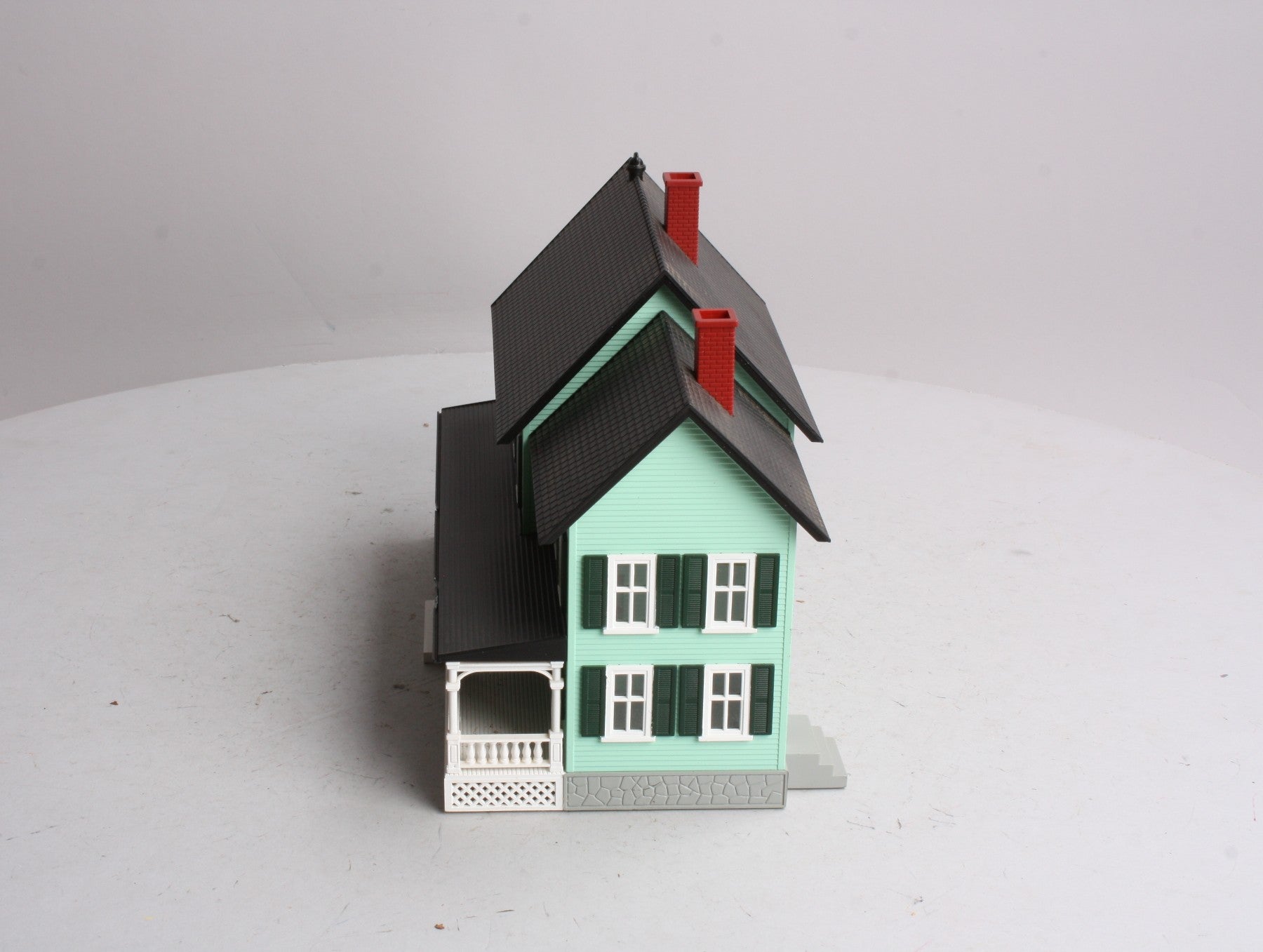 MTH 30-9047 O Green Country House With Dark Green Shutters #4