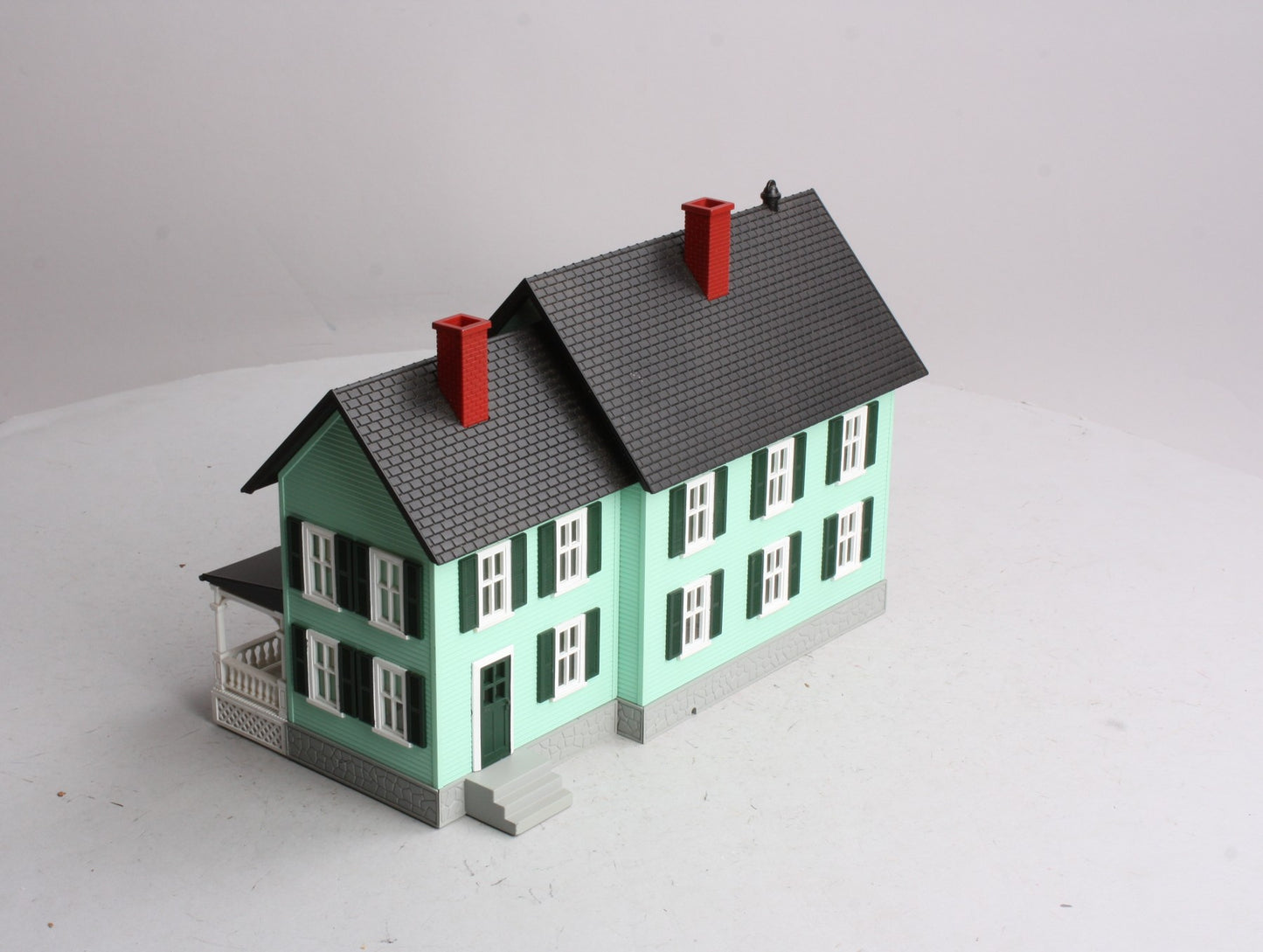 MTH 30-9047 O Green Country House With Dark Green Shutters #4