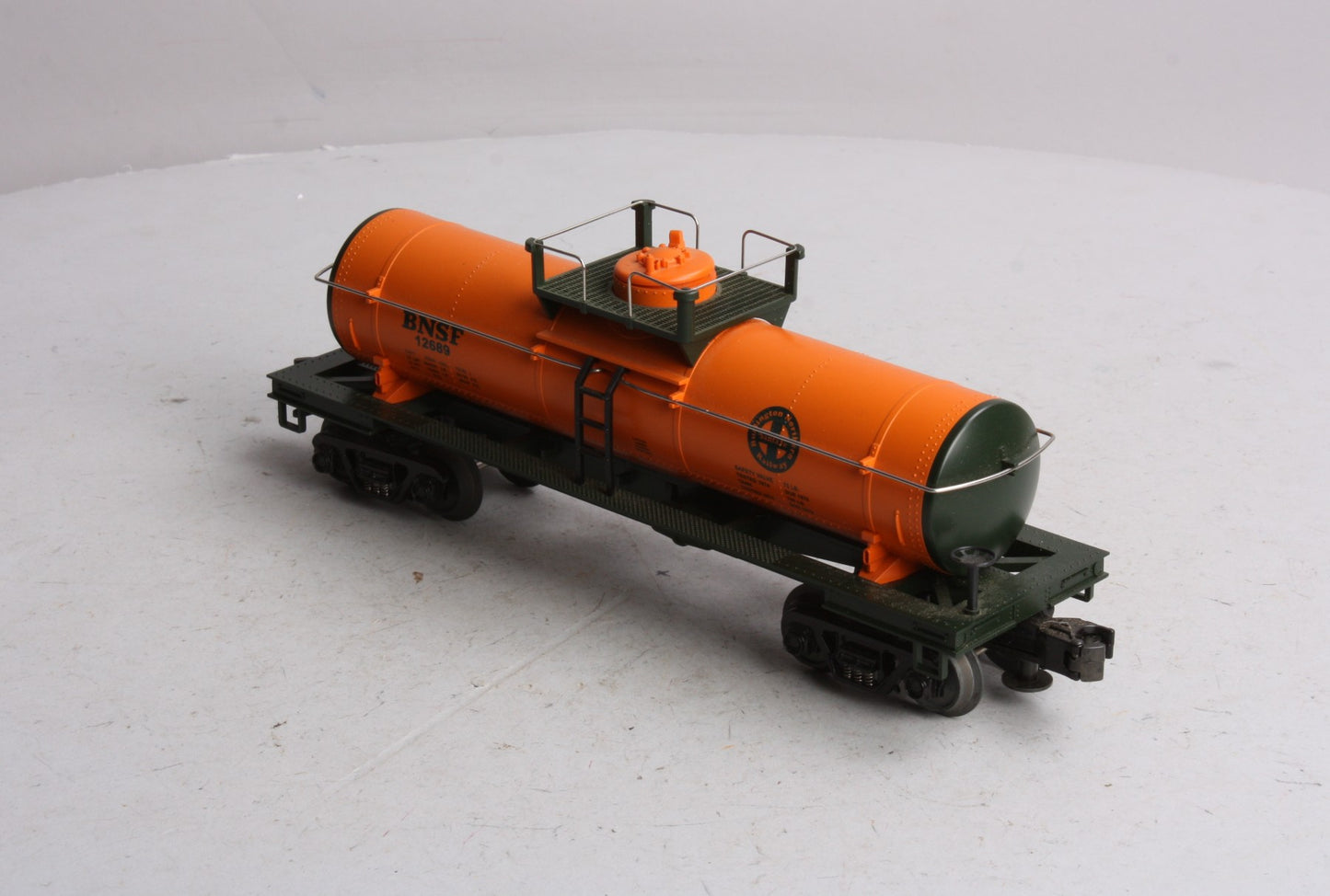 MTH 33-7304 O Gauge Burlington Northern Santa Fe Tank Car #12689 LN/Box