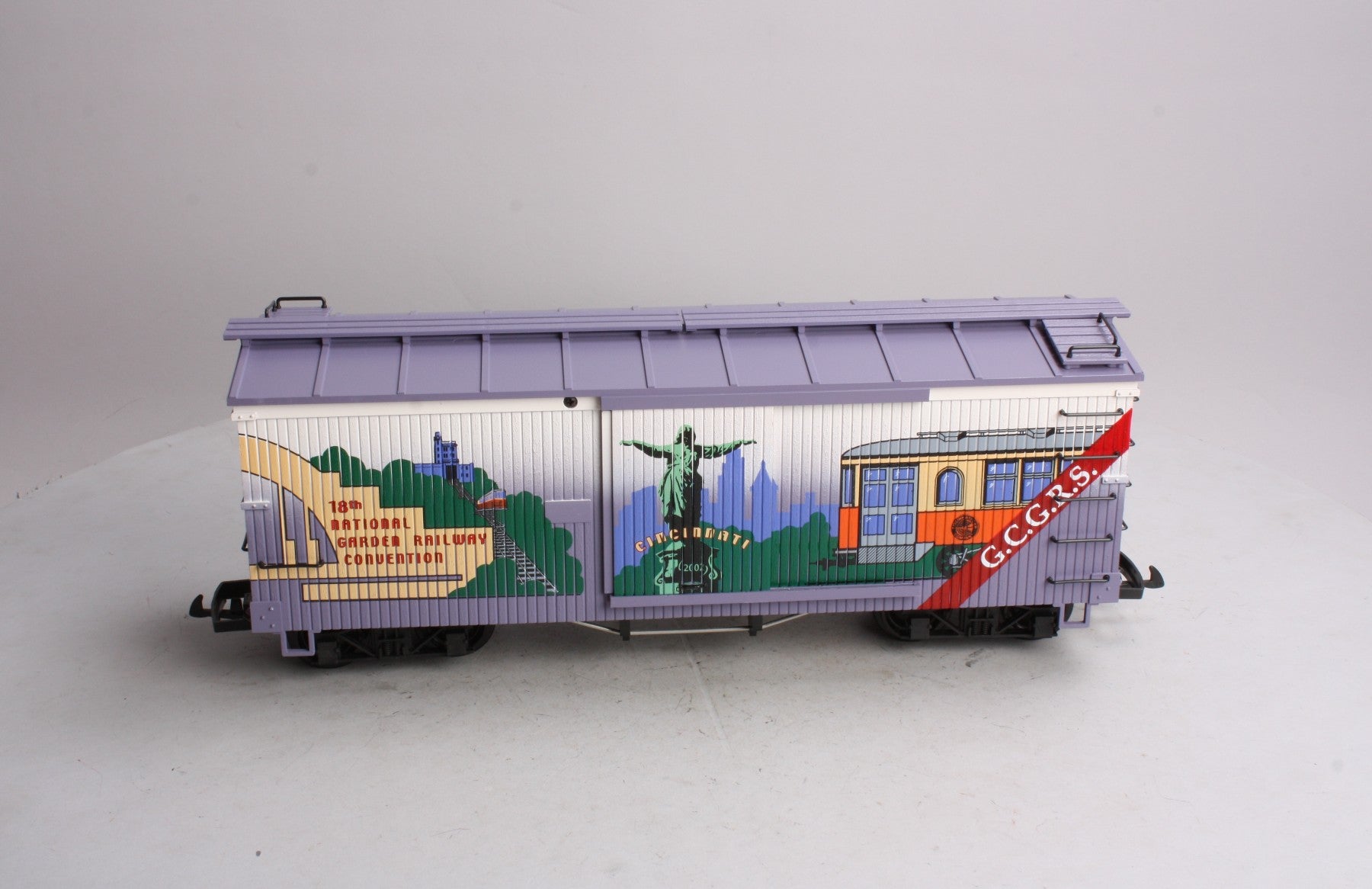 USA Trains 2002 G Cincinnati 18th National Garden Railway Con. Boxcar LN/Box