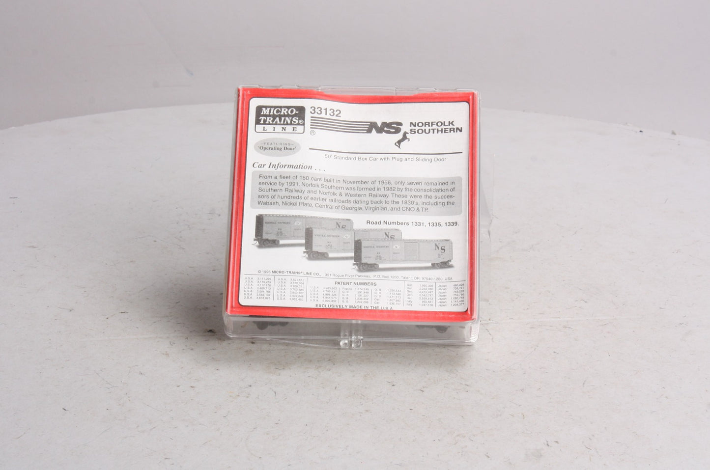 Micro-Trains 03300132 N Scale NS 50' Standard Sliding Door Boxcar (Set of 3) LN/Box